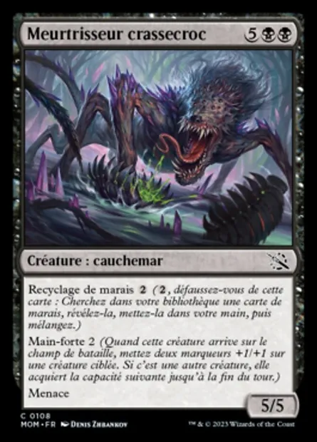 Meurtrisseur crassecroc, carte Magic MOM 108 — extension L'invasion des machines