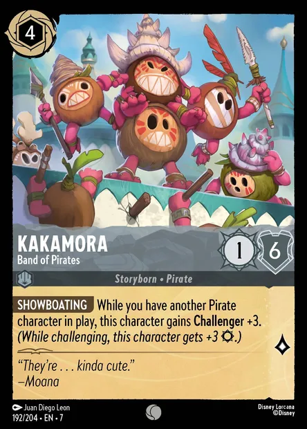 Kakamora - Band of Pirates, Disney Lorcana card CH7-192 — Archazia's Island set
