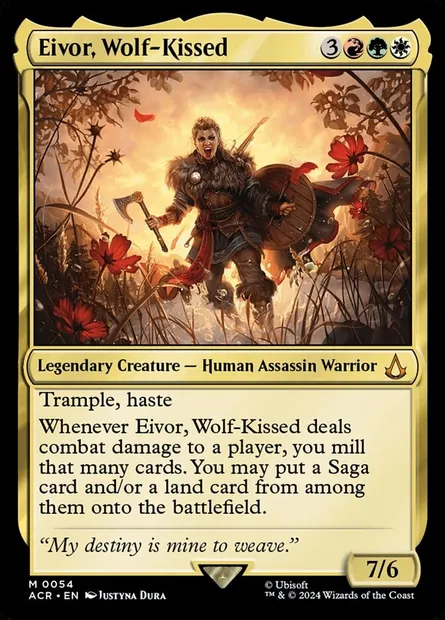 Eivor, Wolf-Kissed, Magic card ACR 54 — Assassin's Creed set