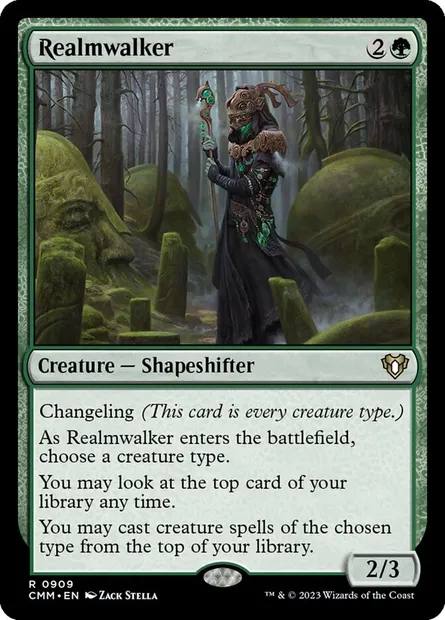 Realmwalker, Magic card CMM 909 — Commander Masters set