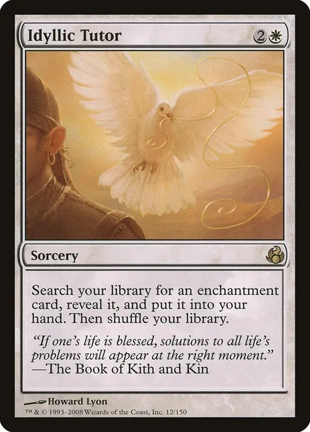 Idyllic Tutor, Magic card MOR 12 — Morningtide set
