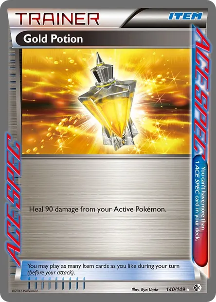 Gold Potion, Pokémon card BCR 140 — Boundaries Crossed set