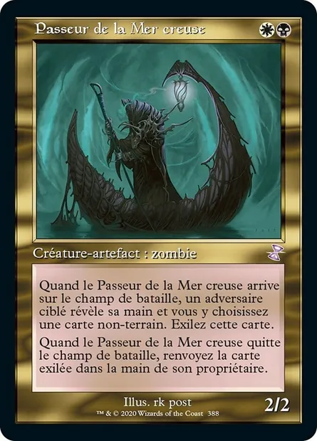 Passeur de la Mer creuse, carte Magic TSR 388 — extension Spirale Temporelle Remastered