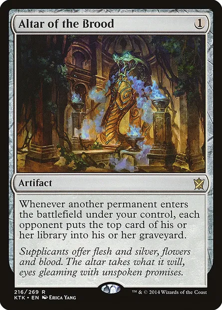 Altar of the Brood, Magic card KTK 216 — Khans of Tarkir set
