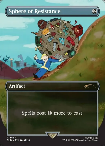 Sphère de résistance, carte Magic SLD 1484 — extension Secret Lair Drop