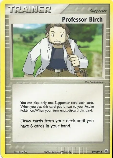 Professor Birch, Pokémon card EXBS 089 — EX Battle Stadium set