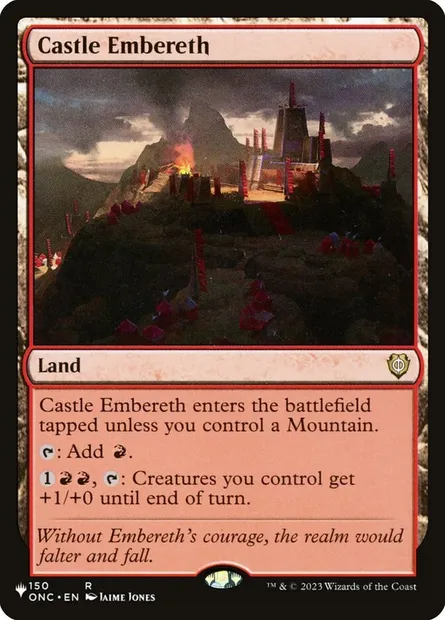 Castle Embereth, Magic card PLST ONC-150 — The List set