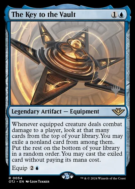 The Key to the Vault, Magic card POTJ 54p — Outlaws of Thunder Junction Promos set