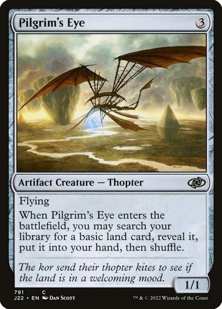 Pilgrim's Eye, Magic card J22 791 — Jumpstart 2022 set