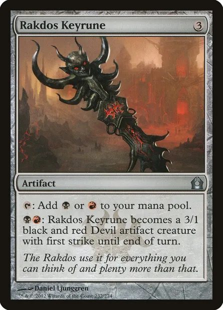Rakdos Keyrune, Magic card RTR 232 — Return to Ravnica set