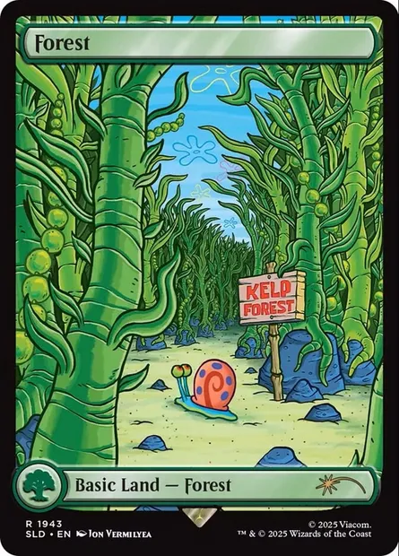 Forêt, carte Magic SLD 1943 — extension Secret Lair Drop