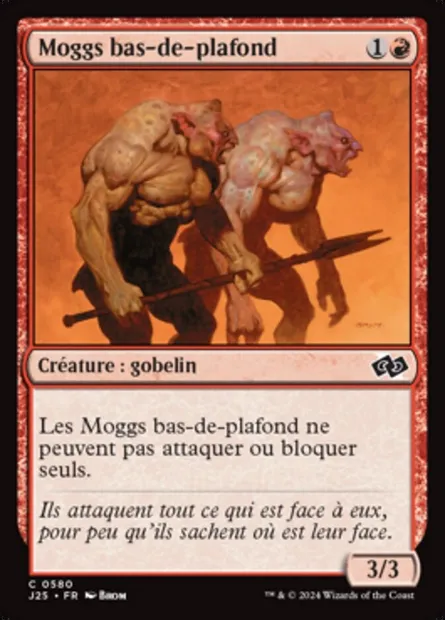 Moggs bas-de-plafond, carte Magic J25 580 — extension Foundations Jumpstart