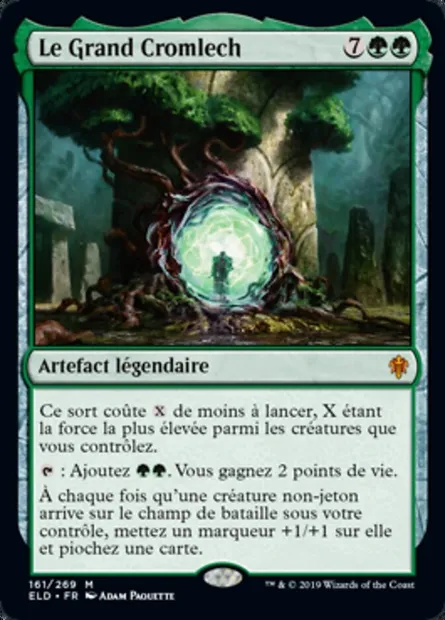 Le Grand Cromlech, carte Magic ELD 161 — extension Throne of Eldraine
