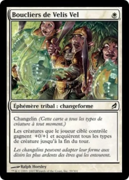 Boucliers de Velis Vel, carte Magic LRW 39 — extension Lorwyn