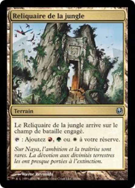 Reliquaire de la jungle, carte Magic DDH 34 — extension Duel Decks: Ajani vs. Nicol Bolas