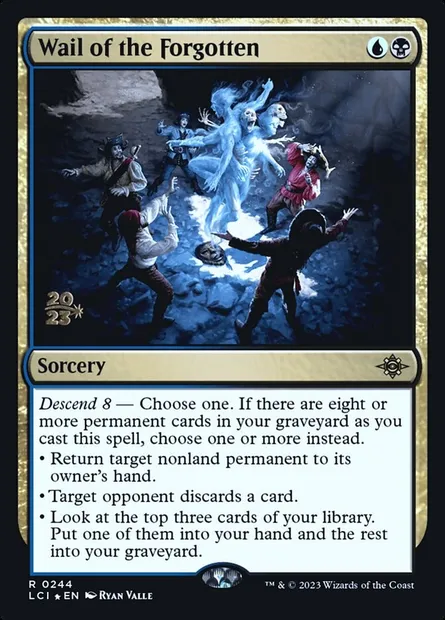 Wail of the Forgotten, Magic card PLCI 244s — The Lost Caverns of Ixalan Promos set