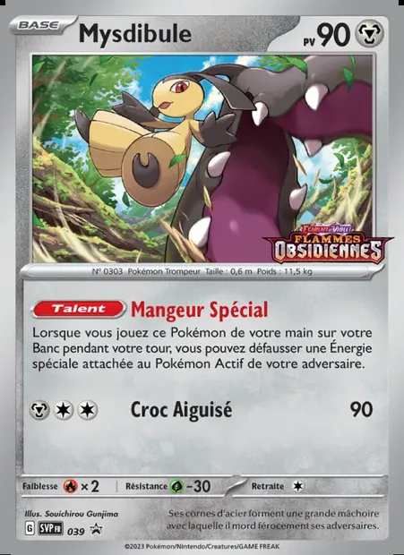 Mysdibule, carte Pokémon PR-SV 039 — extension SVP Black Star Promos