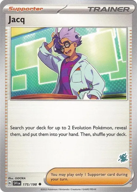 Jacq, carte Pokémon BA24 175d — extension Battle Academy 2024