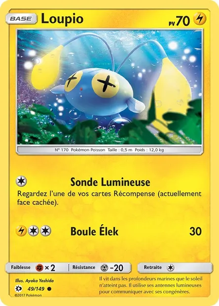 Loupio, carte Pokémon SUM 49 — extension Soleil et Lune