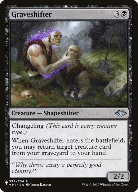 Graveshifter, Magic card PLST MH1-94 — The List set
