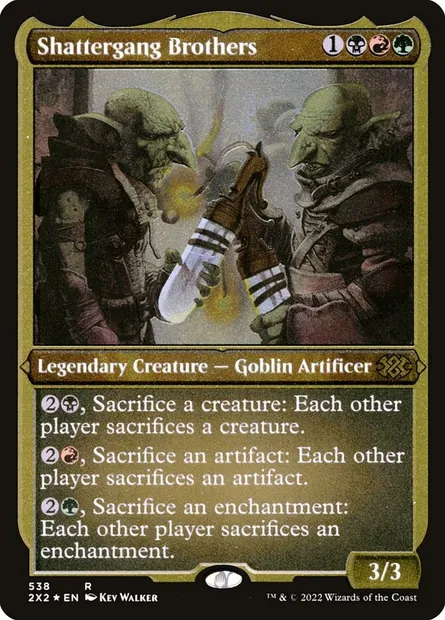 Shattergang Brothers, Magic card 2X2 538 — Double Masters 2022 set