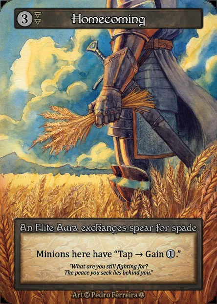 Homecoming, carte Sorcery GOT 299 — extension Gothic