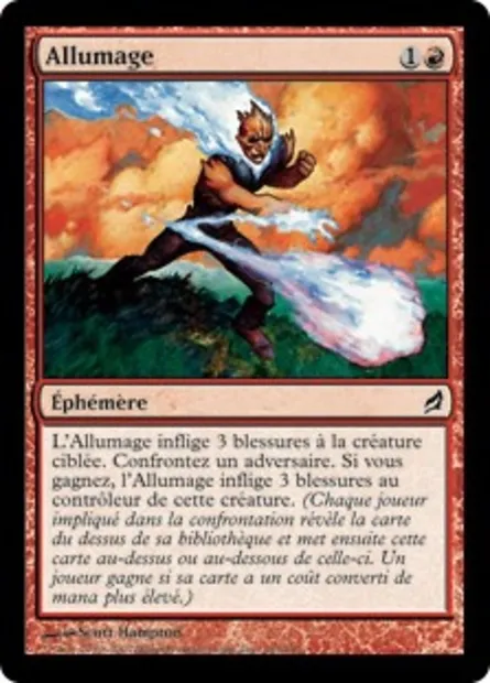 Allumage, carte Magic LRW 183 — extension Lorwyn