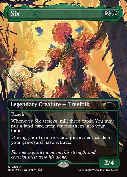 Six, carte Magic SLD 2660 — extension Secret Lair Drop