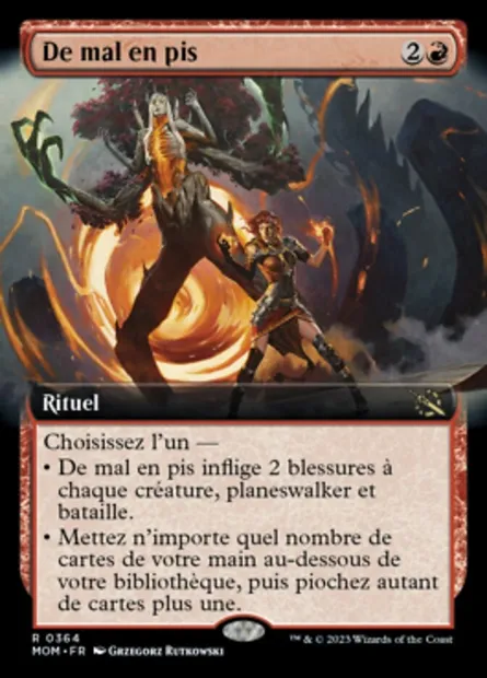 De mal en pis, carte Magic MOM 364 — extension L'invasion des machines