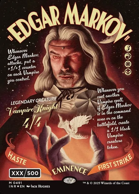 Edgar Markov, carte Magic INR 491 — extension Innistrad Remastered
