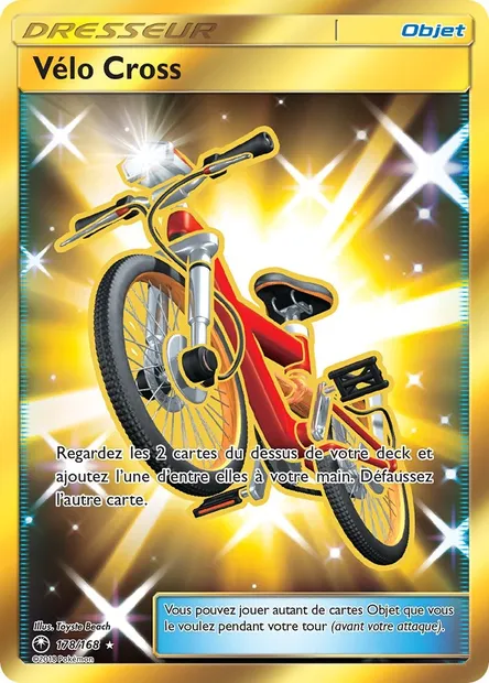 Vélo Cross, carte Pokémon CES 178 — extension Tempête Céleste
