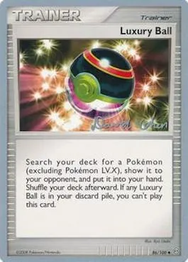 Luxe Ball, carte Pokémon WCD09 086 — extension World Championship Decks 2009