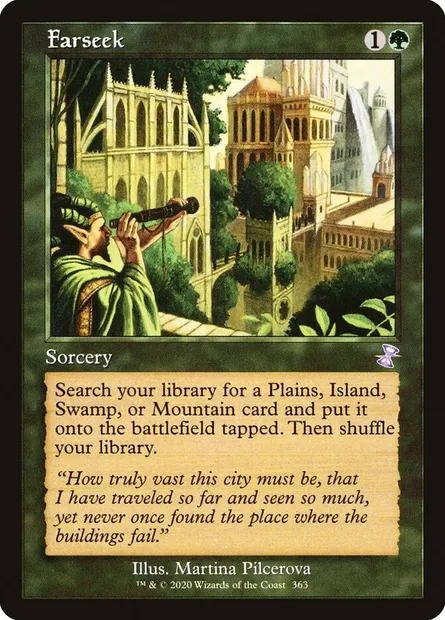 Farseek, Magic card TSR 363 — Time Spiral Remastered set