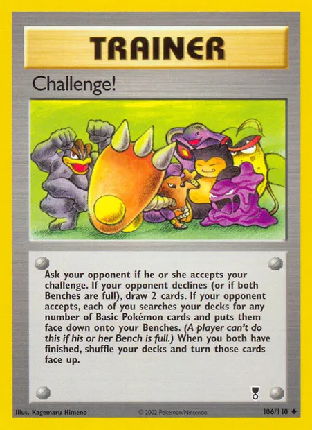 Challenge!, Pokémon card LC 106 — Legendary Collection set