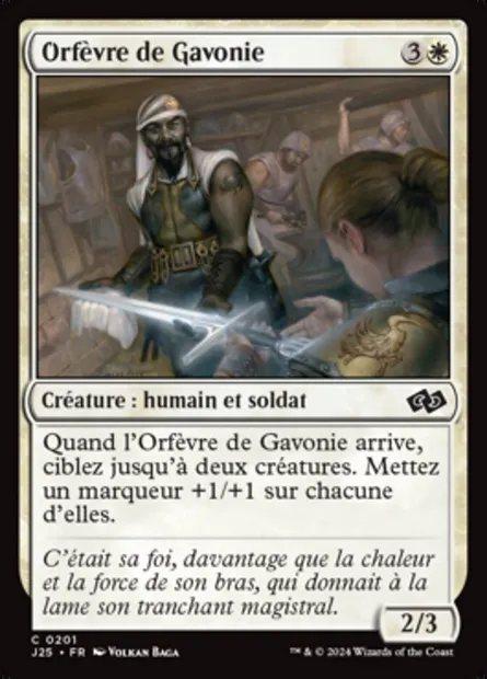 Orfèvre de Gavonie, carte Magic J25 201 — extension Foundations Jumpstart