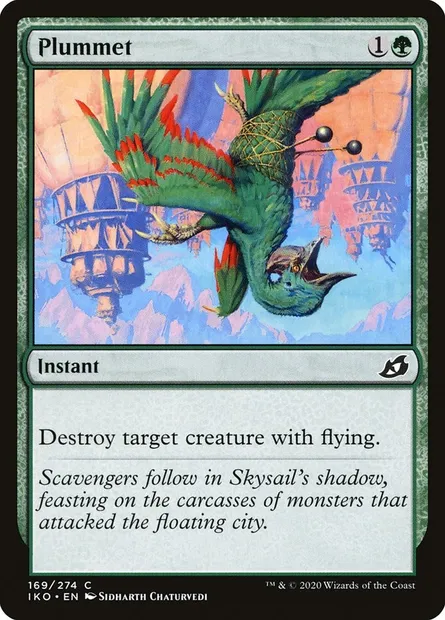 Plummet, Magic card IKO 169 — Ikoria: Lair of Behemoths set