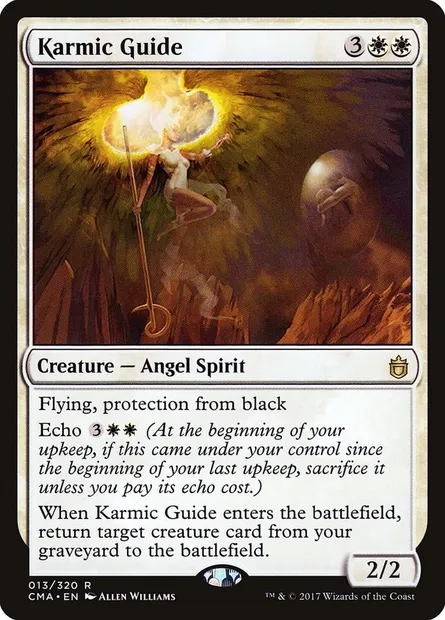 Karmic Guide, Magic card CMA 13 — Commander Anthology set