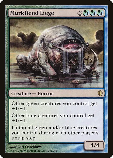 Murkfiend Liege, Magic card C13 231 — Commander 2013 set