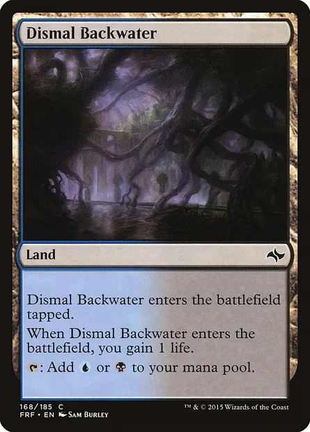 Dismal Backwater, Magic card FRF 168 — Fate Reforged set