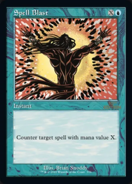 Spell Blast, Magic card 30A 376 — 30th Anniversary Edition set
