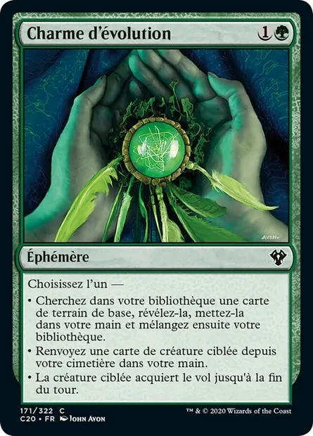 Charme d'évolution, carte Magic C20 171 — extension Commander 2020