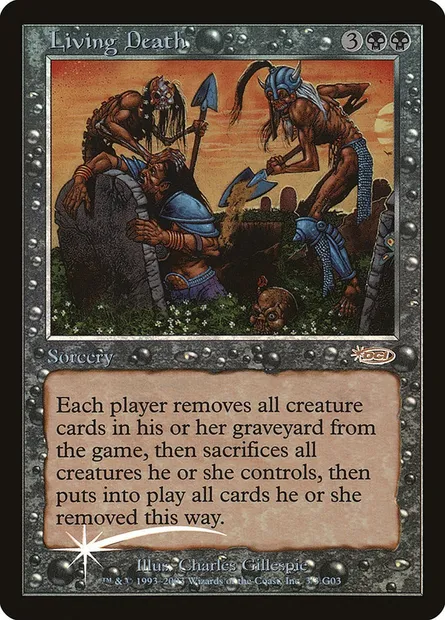 Living Death, Magic card G03 3 — Judge Gift Cards 2003 set