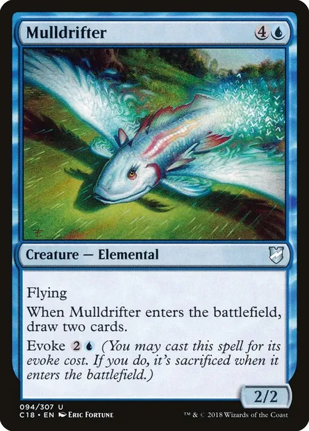 Mulldrifter, Magic card C18 94 — Commander 2018 set