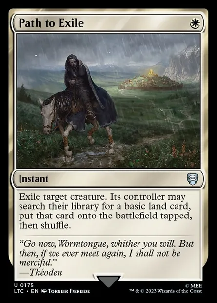 Path to Exile, Magic card LTC 175 — Tales of Middle-earth Commander set