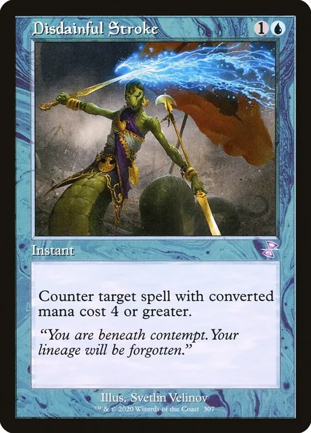 Disdainful Stroke, Magic card TSR 307 — Time Spiral Remastered set