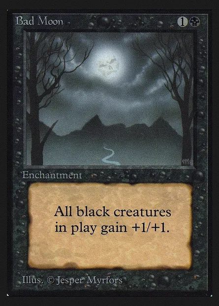 Bad Moon, Magic card CED 94 — Collectors' Edition set