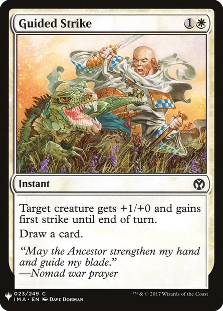 Guided Strike, Magic card PLST IMA-23 — The List set
