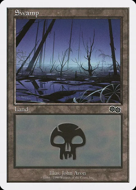 Swamp, Magic card BRB 136 — Battle Royale Box Set set
