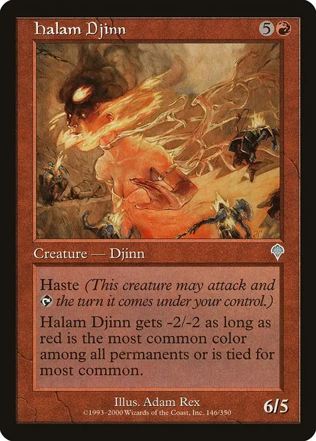 Halam Djinn, Magic card INV 146 — Invasion set