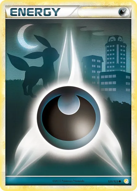 Énergie Obscurité, carte Pokémon HS 121 — extension HeartGold SoulSilver